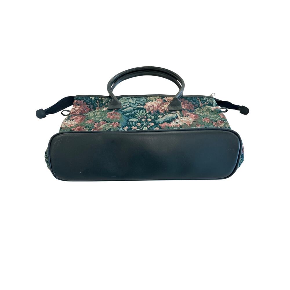 VTG Atlantic Embroidered Tapestry Weekender Carry On Shoulder Travel Bag Tote - Picture 6 of 16
